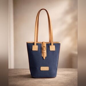Dooney & Bourke Blue and Tan Tote Bag